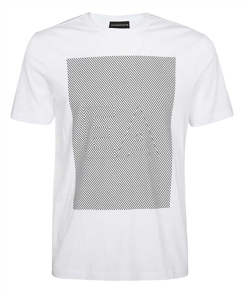 Emporio Armani Tshirt אמפוריו ארמני טישרט מהפנט לגבר לוגו במרכז החולצה